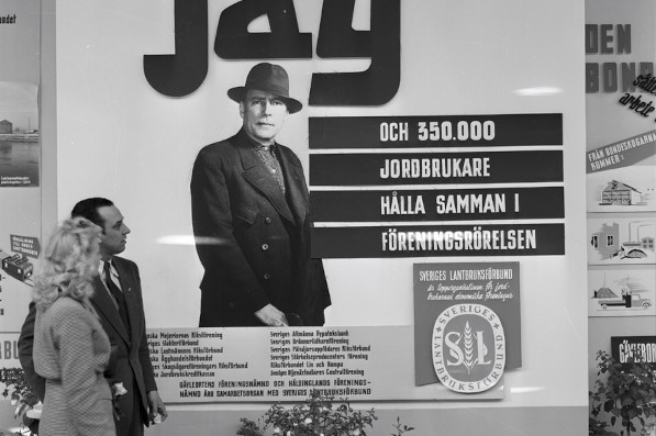 detalj ifrån fotografi av Gävleutställningen 1946. Fotograf: Carl Larssons Fotografiska Ateljé AB / Länsmuséet Gävleborg 